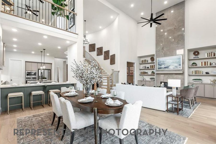 Furnished interior view inside a new home in Mosaic, Celina (Image 15).