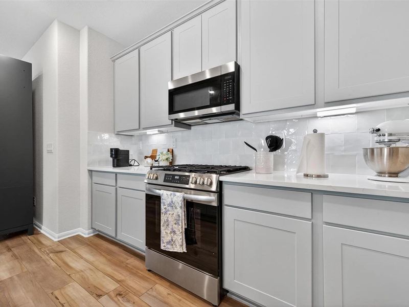 Furnished interior view inside a new home in Lakes at Black Oak, Magnolia (Image 14). Furnished interior view inside a new home in Lakes at Black Oak, Magnolia (Image 14).