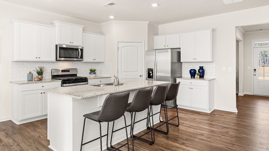 Furnished interior view inside a new home in Thompson Ridge, Dallas (Image 12).