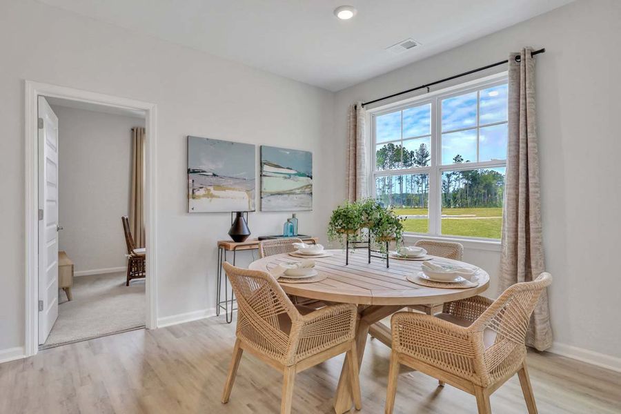 Representative furnished interior of a home built from the TUSCAN by D.R. Horton in Westbrook Retreat Villas at Savannah Quarters, Pooler (Image 13).