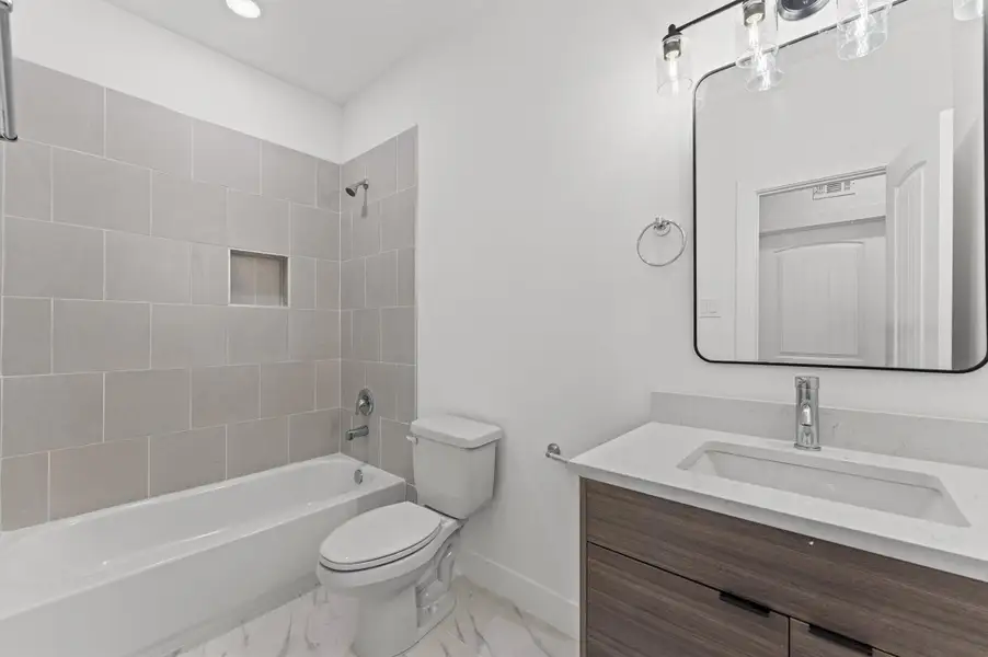 Furnished interior view inside a new home in , Houston (Image 20).