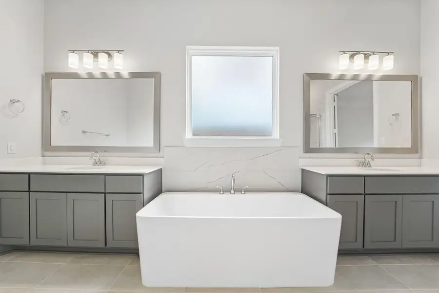 Furnished interior view inside a new home in WILDTREE 60', Montgomery (Image 11).