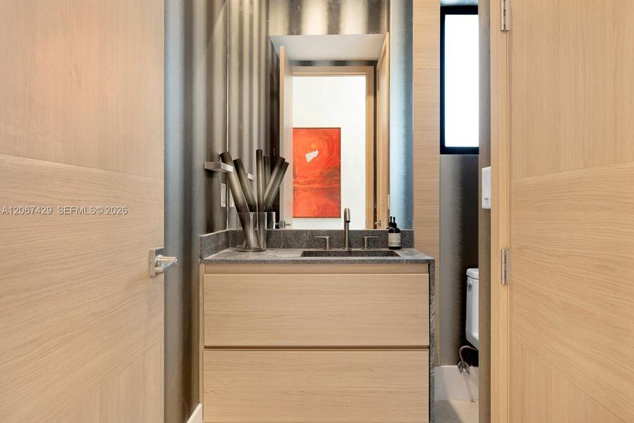 Close-up of interior finishes inside a home in , Biscayne Park (Image 19). Close-up of interior finishes inside a home in , Biscayne Park (Image 19).
