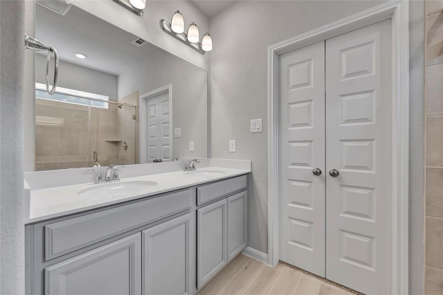 Photo is not of the actual home, but is an inspirational photo of builder’s model home and may depict options, furnishings, and/or decorator features that are not included