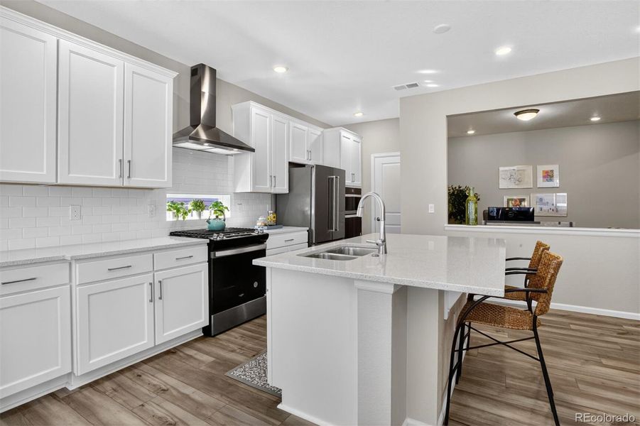 Furnished interior view inside a new home in Green Valley Ranch, Aurora (Image 6).