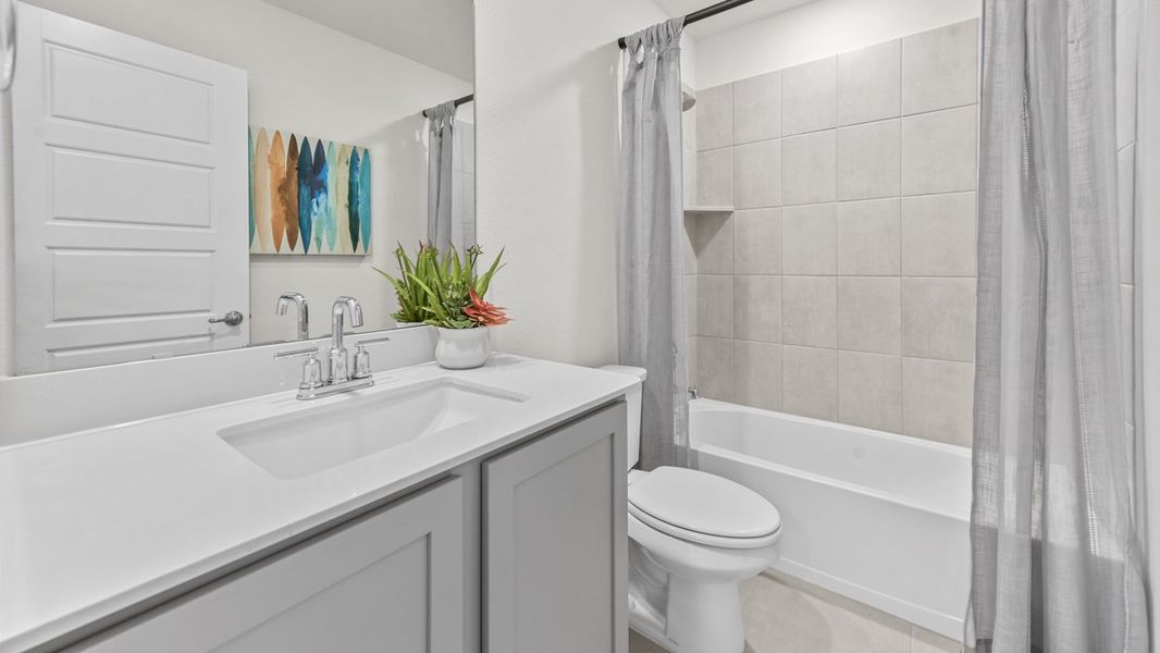 Furnished interior view inside a new home in Liberty Crossing, Royse City (Image 11).