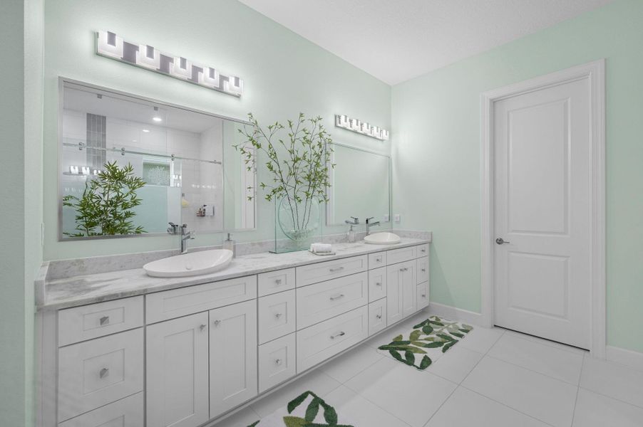 Furnished interior view inside a new home in , Port St. Lucie (Image 7).