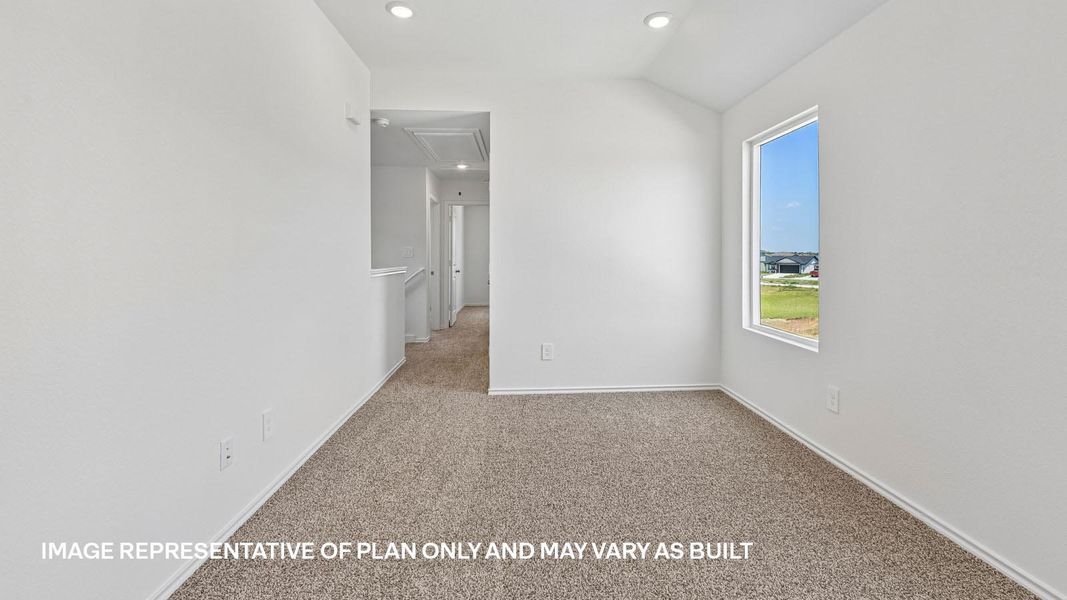 Representative unfurnished interior of a home built from the The Livingston by D.R. Horton in Valverde, Bastrop (Image 17).