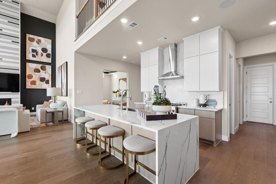 Furnished interior view inside a new home in Sweetgrass, Haslet (Image 9).