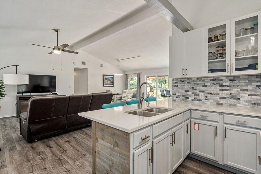 Furnished interior view inside a new home in , Gun Barrel City (Image 12).