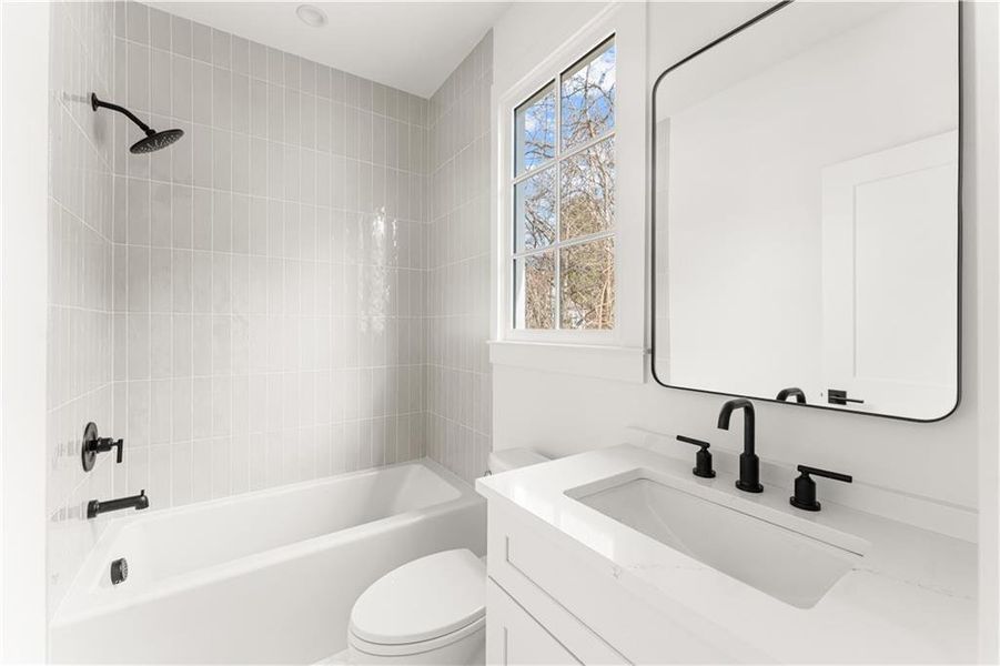 Furnished interior view inside a new home in , Atlanta (Image 8). Furnished interior view inside a new home in , Atlanta (Image 8).