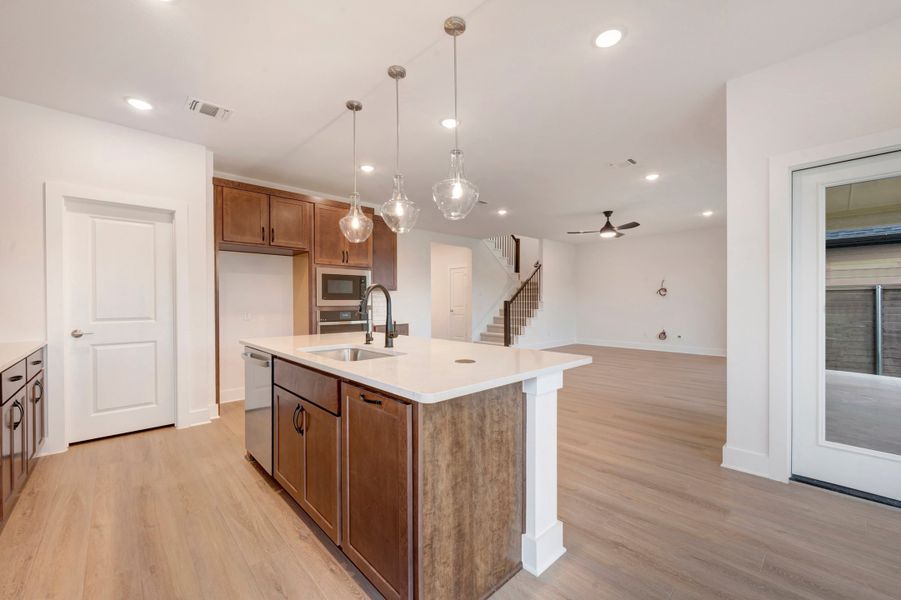 Furnished interior view inside a new home in Treeline, Justin (Image 8).