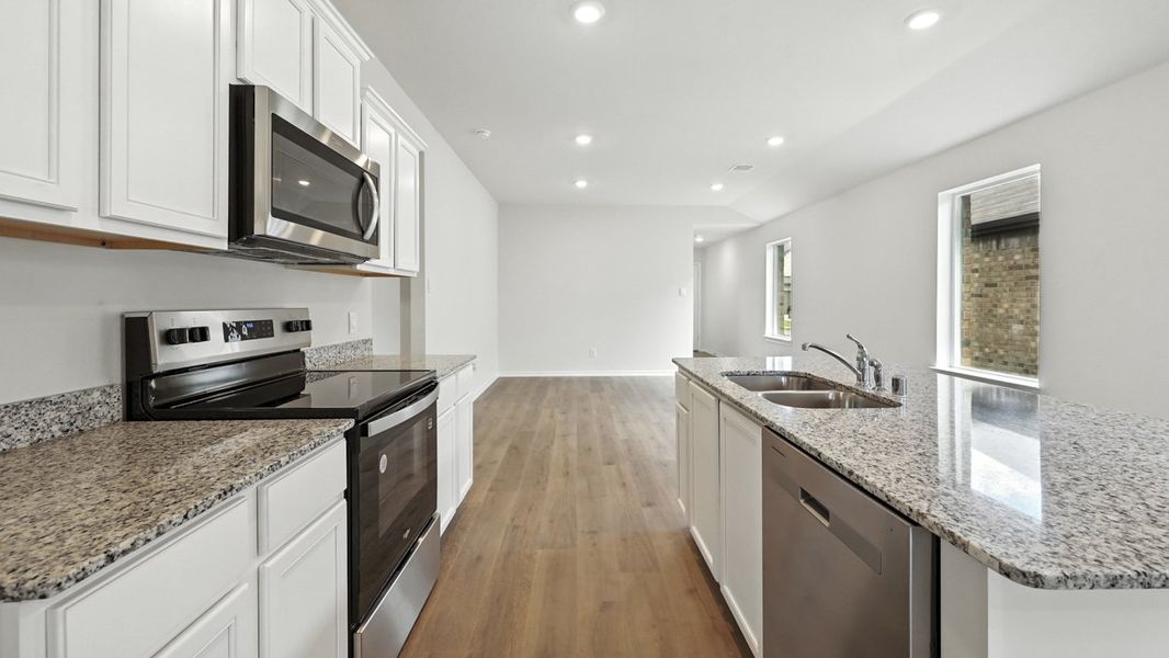 Furnished interior view inside a new home in Wildcat Ranch, Crandall (Image 10).