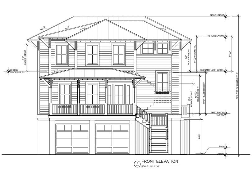 Exterior rendering of this home design in , Johns Island, SC (Image 5).
