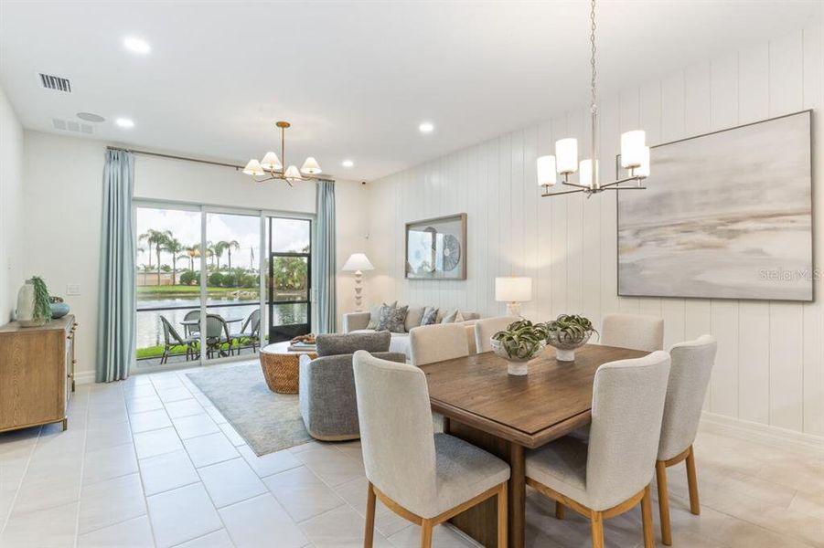 Furnished interior view inside a new home in Kings Gate, Port Charlotte (Image 11).