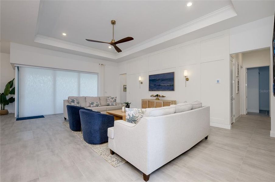 Furnished interior view inside a new home in , Englewood (Image 45).