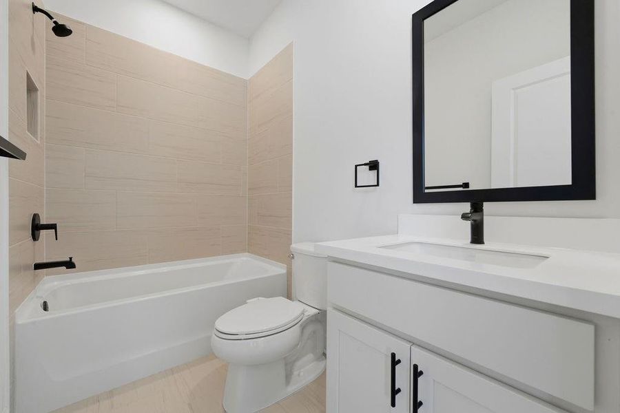Furnished interior view inside a new home in , Woodstock (Image 44).