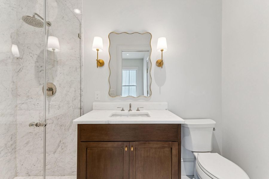 Furnished interior view inside a new home in , Charleston (Image 13).