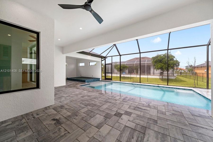 Exterior details and patio area of a home in , Cape Coral (Image 37).