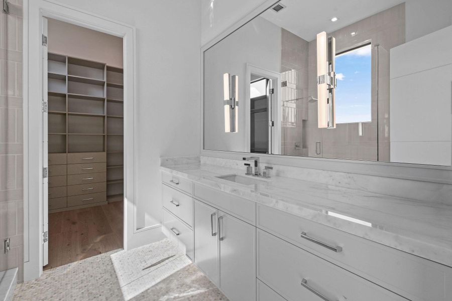 Furnished interior view inside a new home in , North Palm Beach (Image 12).