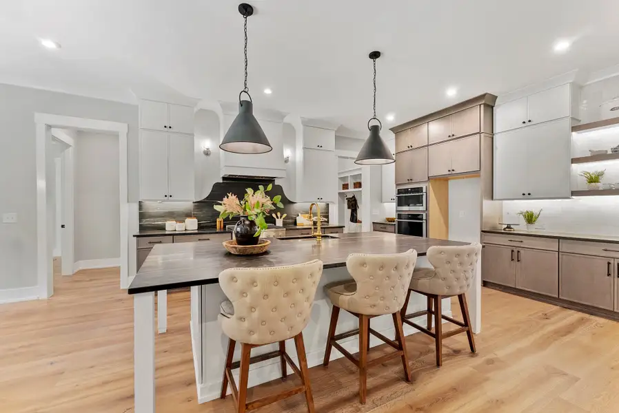 Representative furnished interior of a home built from the Nash by Homes by Dickerson in Cattail, Clayton (Image 8).