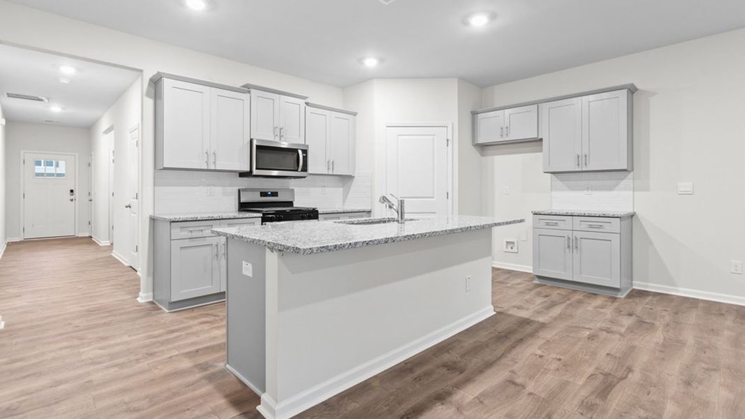 Furnished interior view inside a new home in The Landing at Summerhaven, Mebane (Image 6).
