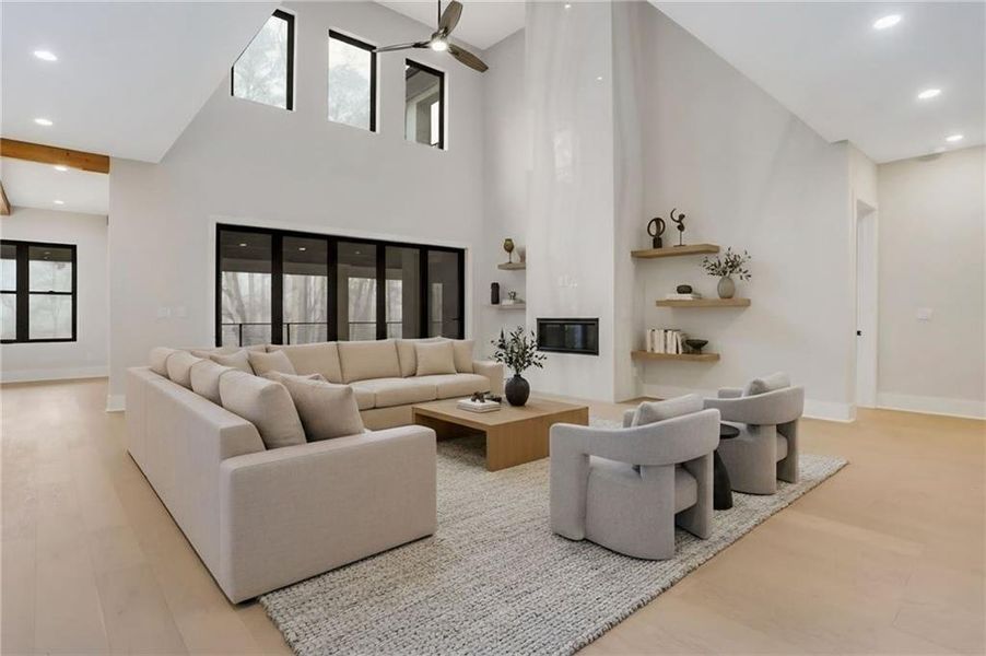 Furnished interior view inside a new home in , Milton (Image 43).