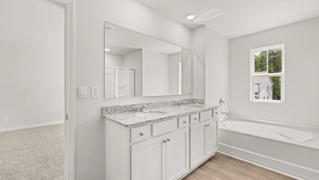 Furnished interior view inside a new home in South Wind, Union City (Image 8). Furnished interior view inside a new home in South Wind, Union City (Image 8).