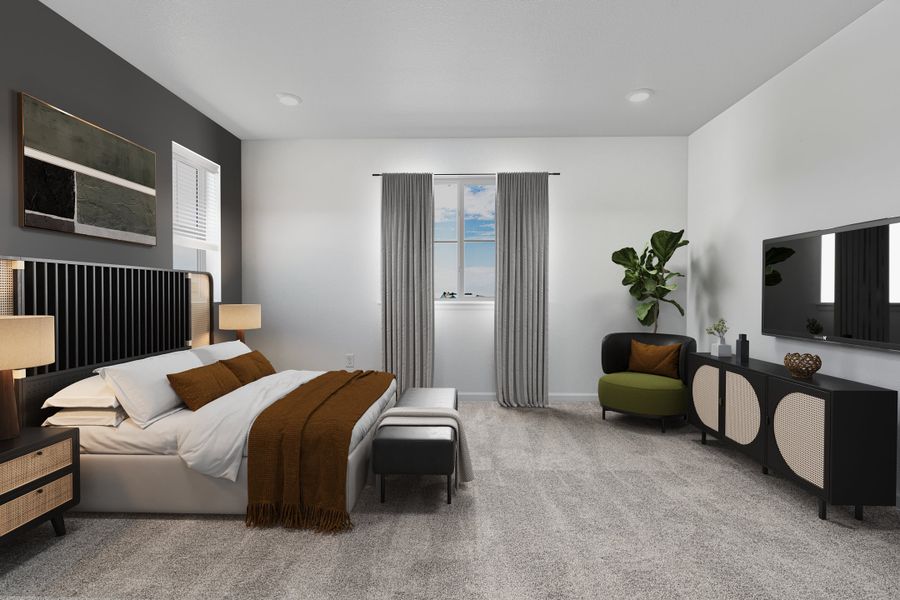 Furnished interior view inside a new home in Sterling Ranch Ascent Village, Littleton (Image 17).