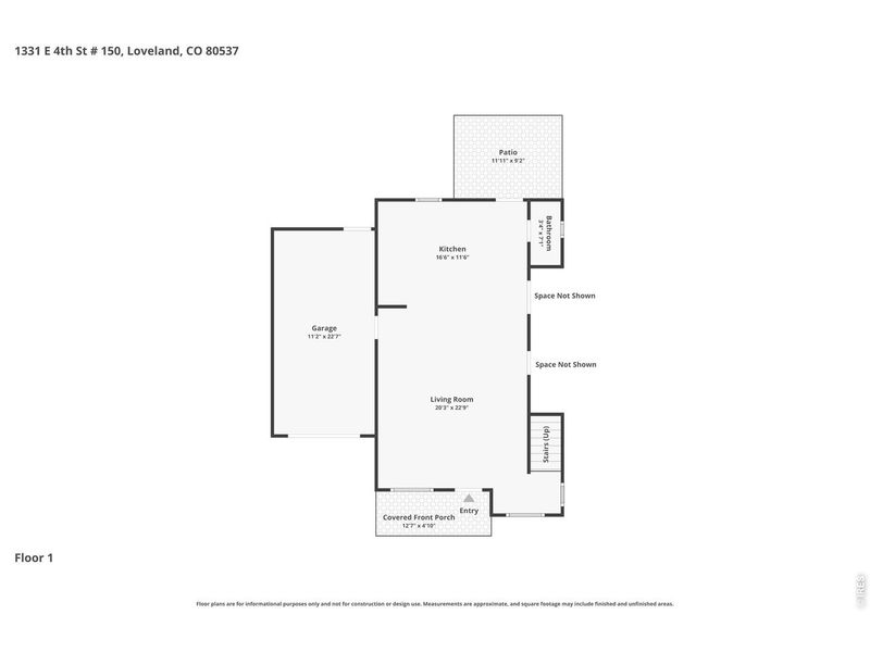 2D floor plan layout of this home in , Loveland, CO (Image 5).