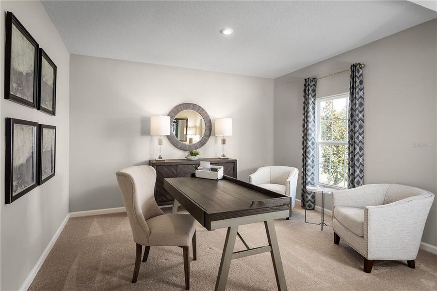Furnished interior view inside a new home in Vista Trace, Belleview (Image 8).