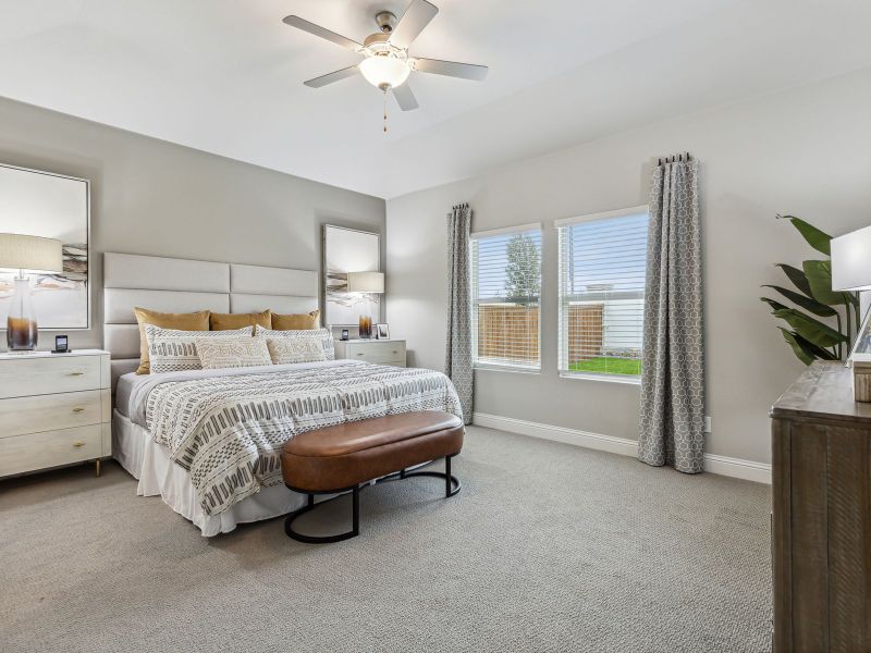 Furnished interior view inside a new home in Lakehaven - Premier Series, Farmersville (Image 9).