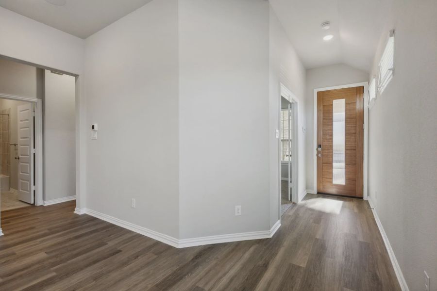 Representative unfurnished interior of a home built from the Tucson by Chesmar Homes in Solterra Texas, Mesquite (Image 6).