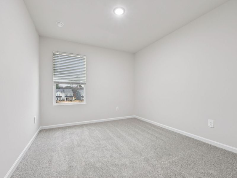 Spacious, unfurnished interior of a new home in The Rows at Buffaloe Reserve, Raleigh (Image 19). Spacious, unfurnished interior of a new home in The Rows at Buffaloe Reserve, Raleigh (Image 19).
