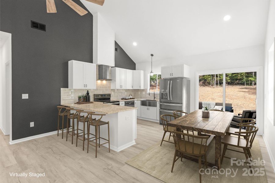 Furnished interior view inside a new home in , Shelby (Image 32).