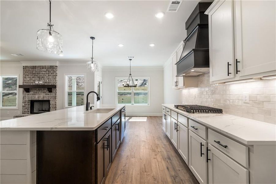 Furnished interior view inside a new home in Red Oak Ridge, Loganville (Image 3). Furnished interior view inside a new home in Red Oak Ridge, Loganville (Image 3).