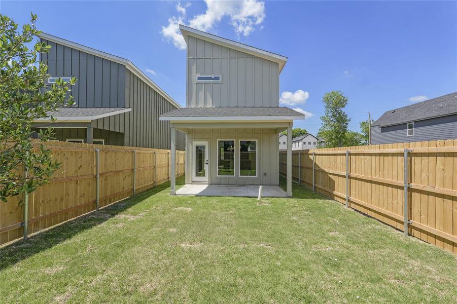 Exterior details and patio area of a home in , Dallas (Image 3). Exterior details and patio area of a home in , Dallas (Image 3).