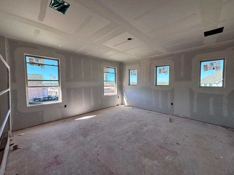 In-progress construction of a new home in The Colony 45s, Bastrop, TX (Image 11).