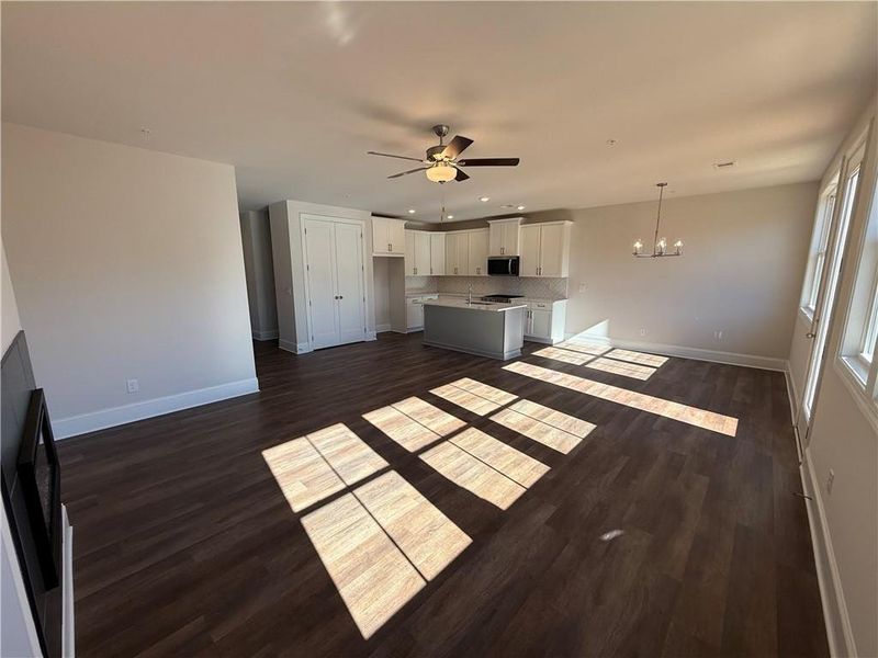 Spacious, unfurnished interior of a new home in , Marietta (Image 44).