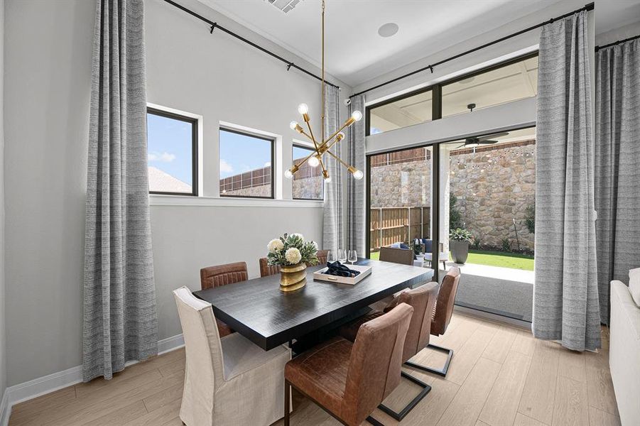 Furnished interior view inside a new home in Highwoods, Fort Worth (Image 32). Furnished interior view inside a new home in Highwoods, Fort Worth (Image 32).