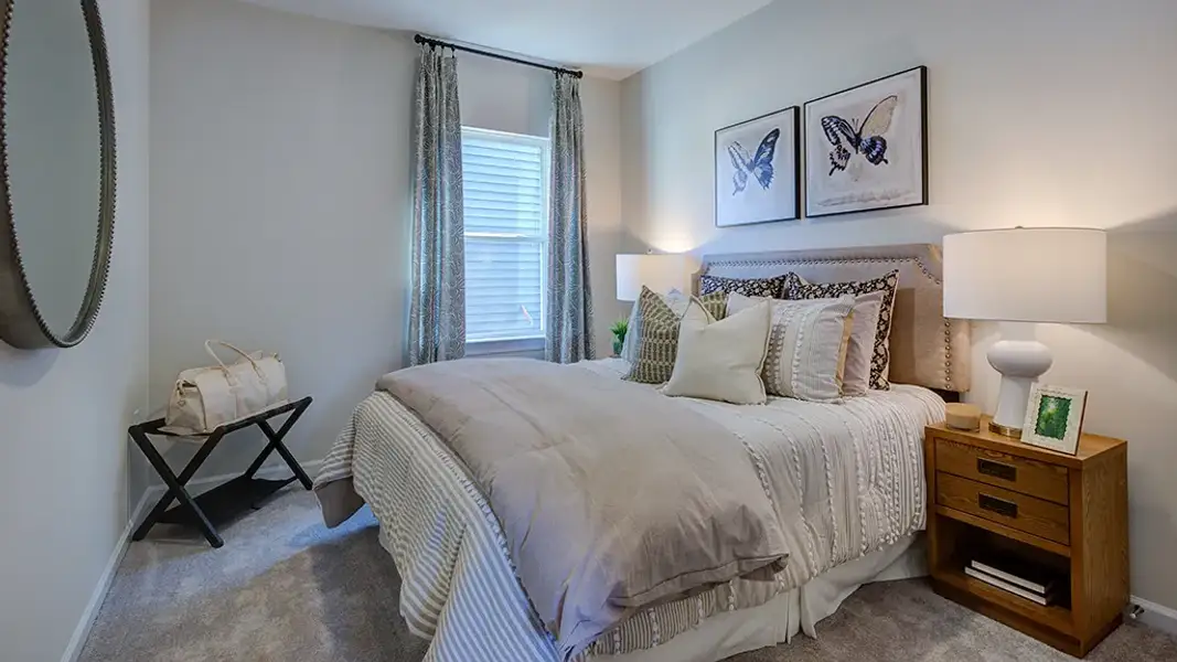 Furnished interior view inside a new home in Camden, Angier (Image 24). Furnished interior view inside a new home in Camden, Angier (Image 24).