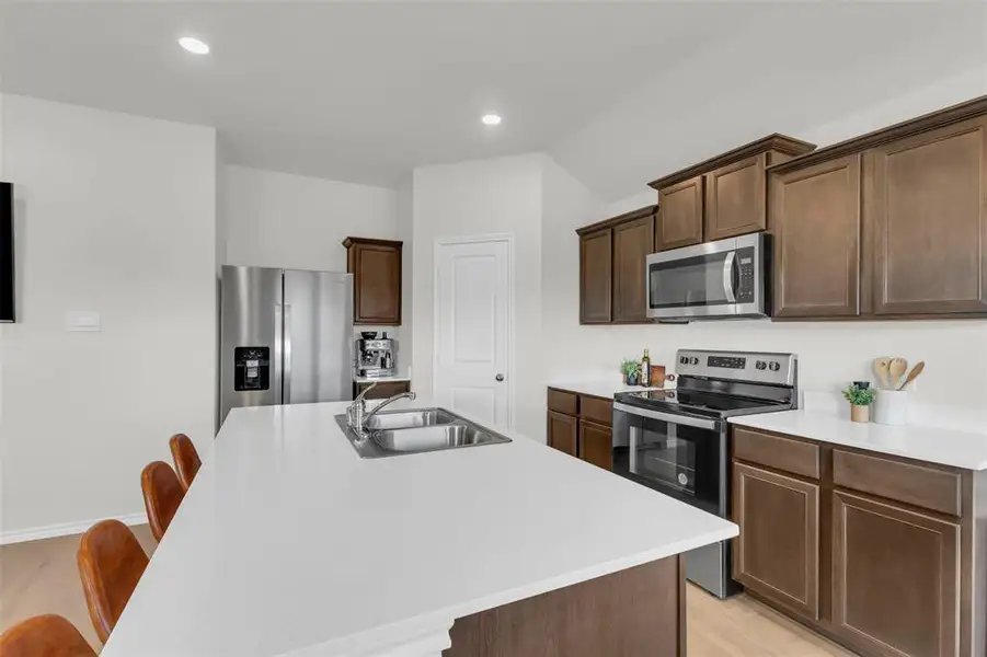 Furnished interior view inside a new home in , Princeton (Image 15).