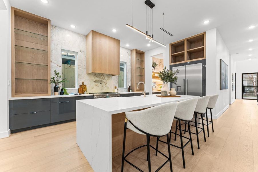 Furnished interior view inside a new home in , Houston (Image 8).
