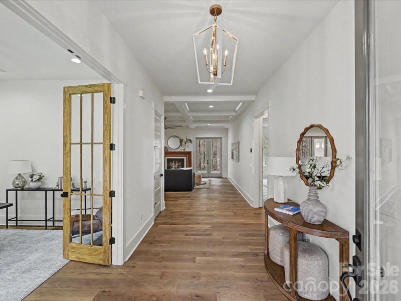 Furnished interior view inside a new home in , Clover (Image 17).