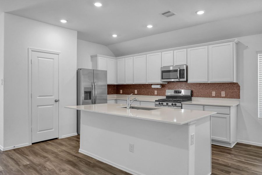 Furnished interior view inside a new home in Tavola: Wildflower II Collection, New Caney (Image 8).