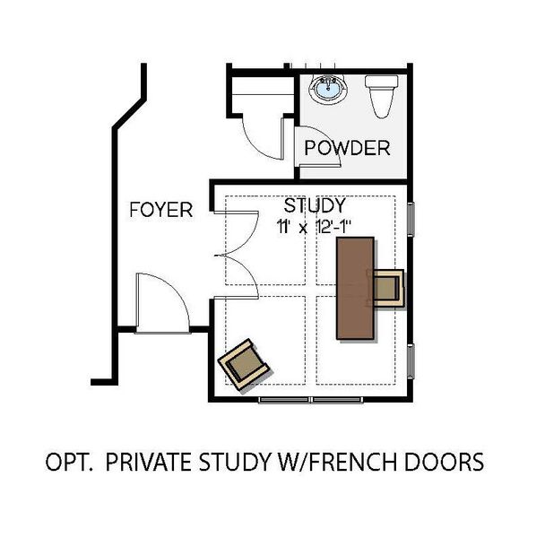 2D floor plan layout for the Bethpage by Greybrook Homes in Edmunds Farm, Clover, SC (Image 27).