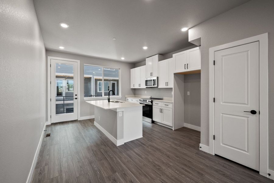 Furnished interior view inside a new home in Berkeley Villas, Denver (Image 6).