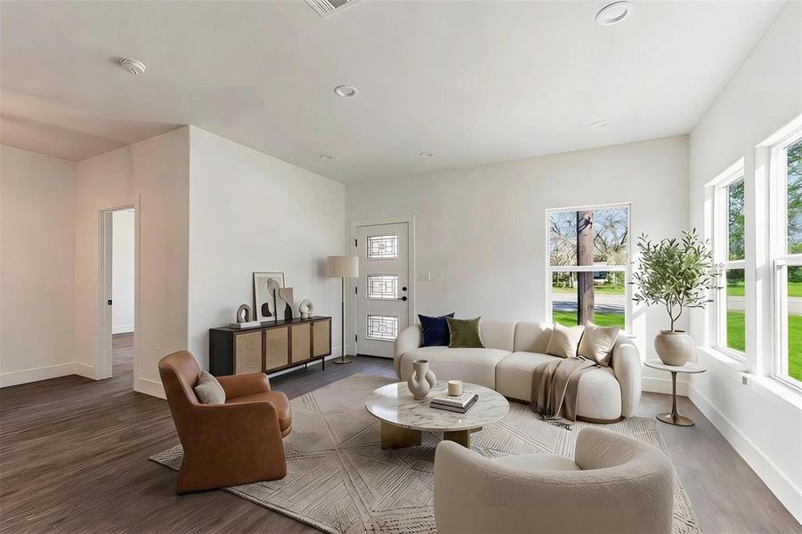 Furnished interior view inside a new home in , Granbury (Image 4).