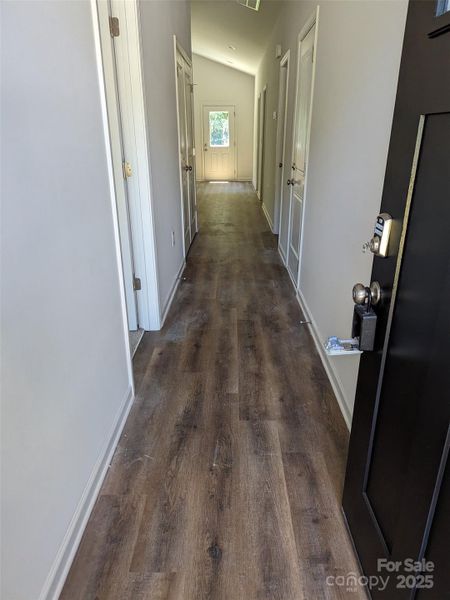 hallway view from door