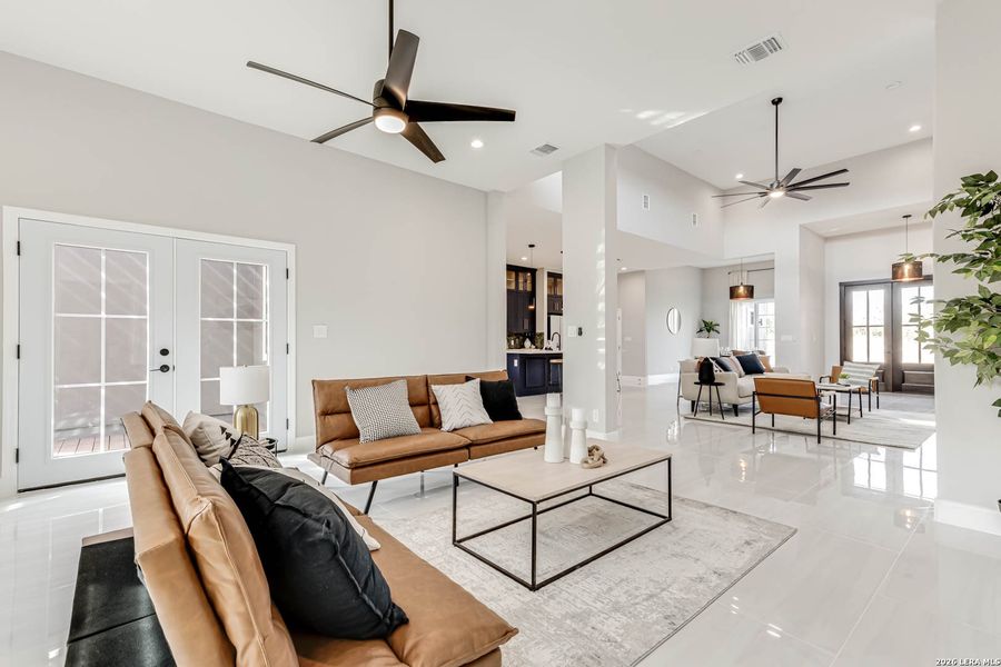 Furnished interior view inside a new home in , Spring Branch (Image 21).